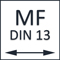 Metrisches ISO-Fein-Gewinde nach DIN 13